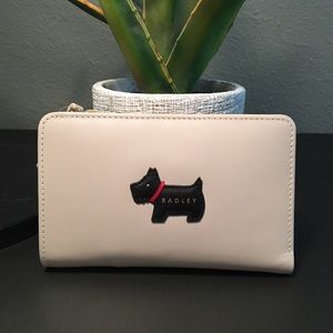 NWT small pink wallet by Radley London.